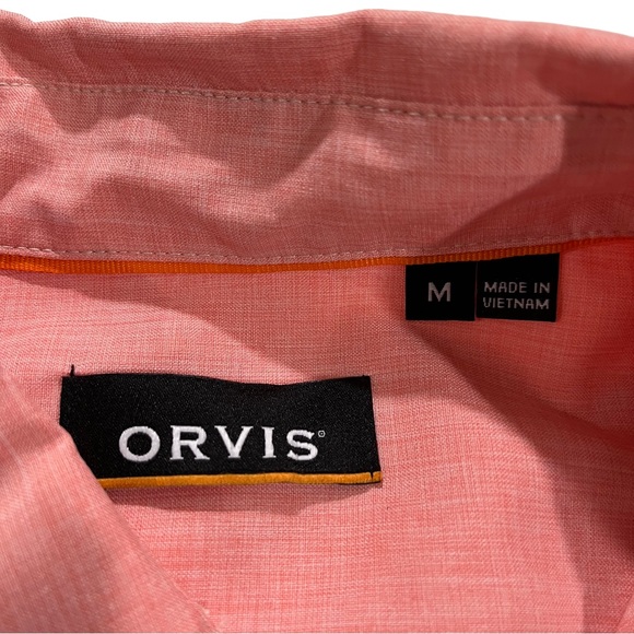 Orvis Men Tech Chambray Work Shirt Sz M Long Sleeve Button Up Quick Dry UPF 30+ - Picture 16 of 16